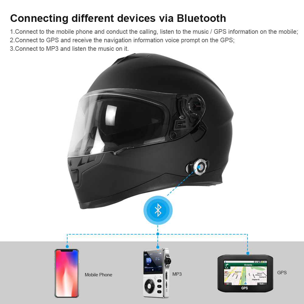 FreedConn BM22 6-Rider 1000M Bluetooth Helmet